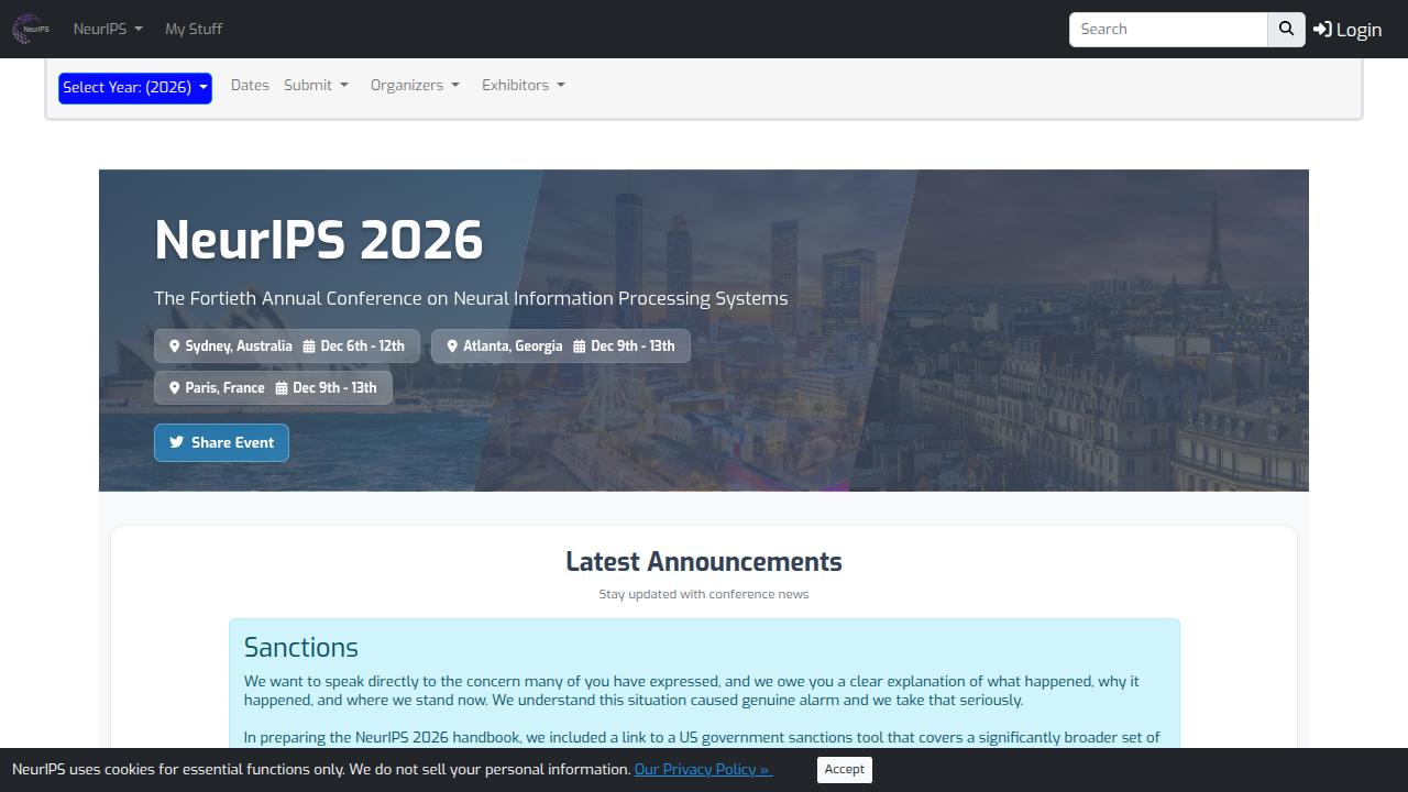 Stay updated on the latest research in neural information processing systems presented at NeurIPS.