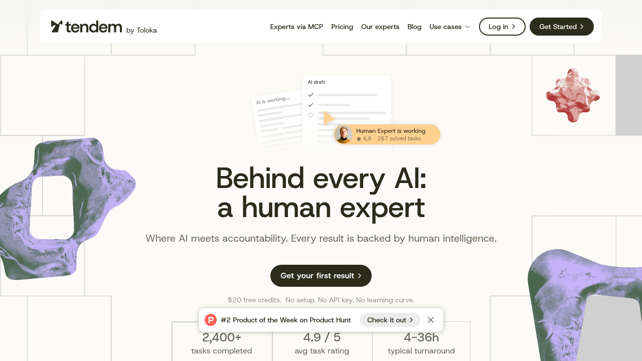 Discover insights and reports on the business impact of AI and its associated risks on Tendem AI's website.
