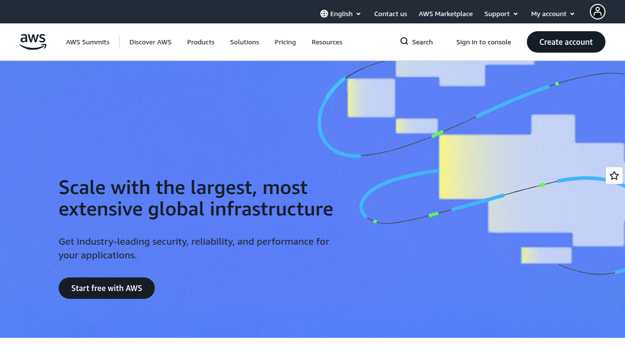 A screenshot of the AWS website, detailing their perspective and offerings related to agentic AI.