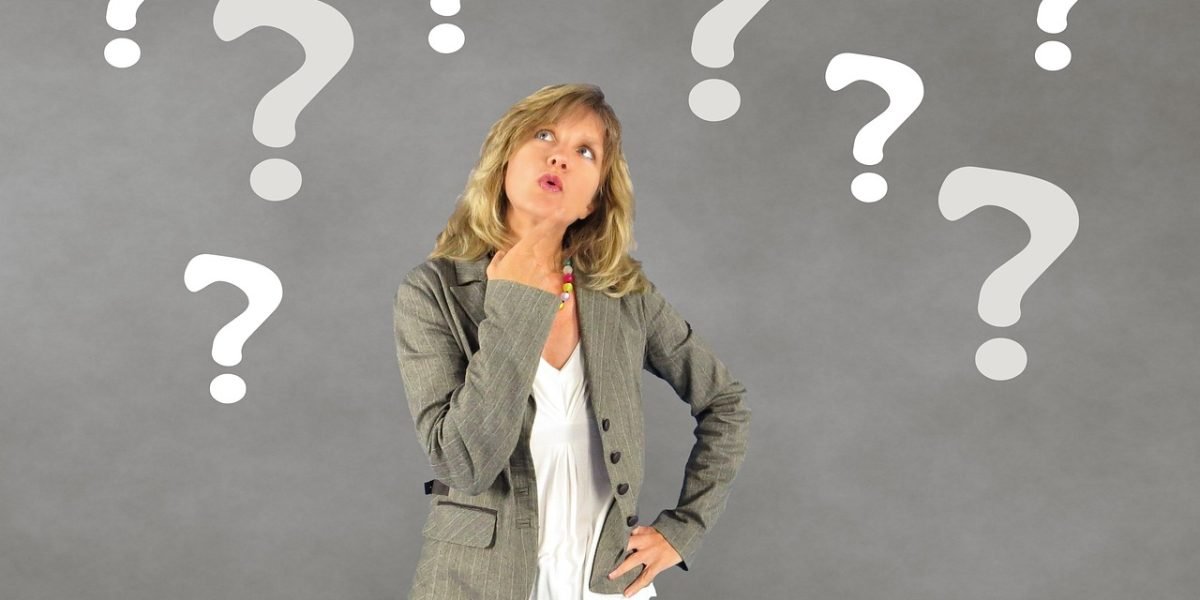 A person appears confused while looking at multiple documents, representing the 'information vertigo' caused by conflicting AI outputs.