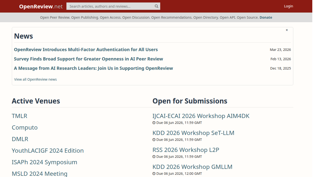 OpenReview hosts research papers on various AI topics, including data-augmented approaches to reduce AI hallucinations.