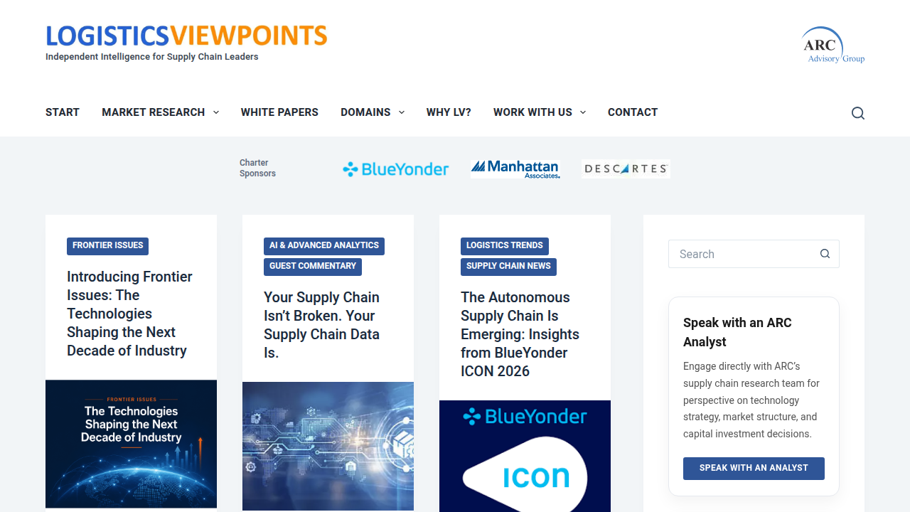 Logistics Viewpoints offers insights into AI performance and challenges within the logistics sector, including map-related errors.