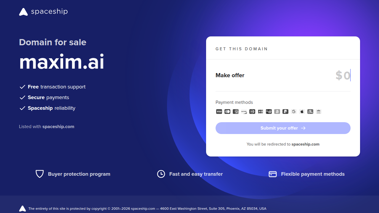 Maxim AI's website, featuring their platform for evaluating AI agent quality and detecting hallucinations.