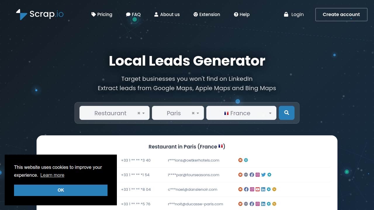 Websites like Scrap.io provide insights into the latest AI features and reality checks for popular tools like Google Maps.