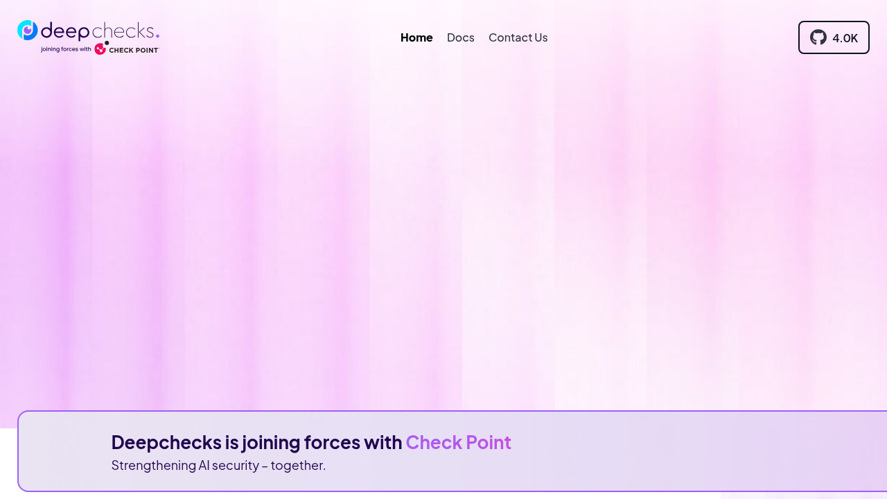 Screenshot from Deepchecks, illustrating their expertise in best techniques for LLM hallucination detection and mitigation.